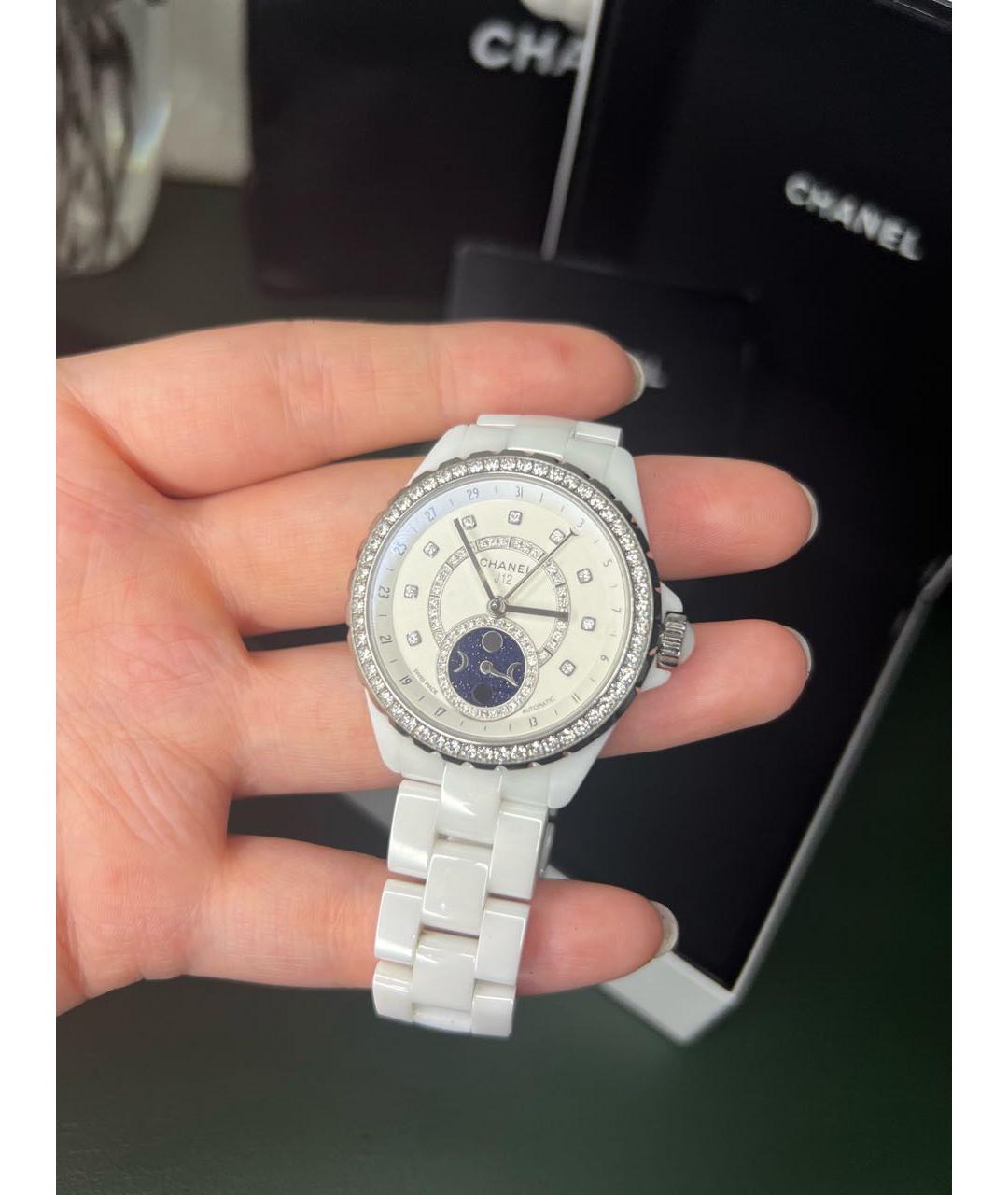 CHANEL Белые стальные часы, фото 9