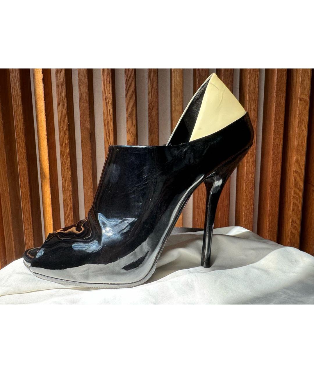 GUCCI Черные туфли из лакированной кожи, фото 6