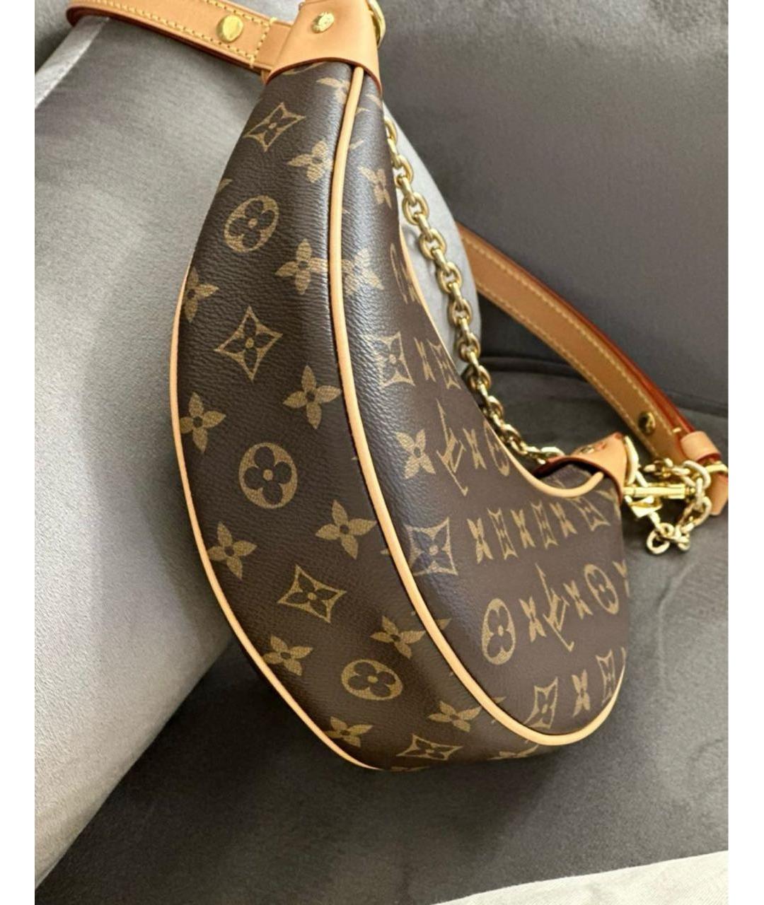 LOUIS VUITTON Коричневая сумка через плечо, фото 2