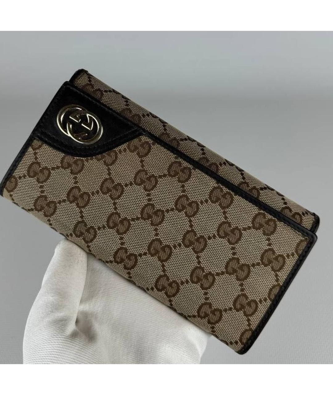 GUCCI Бежевый кошелек, фото 2