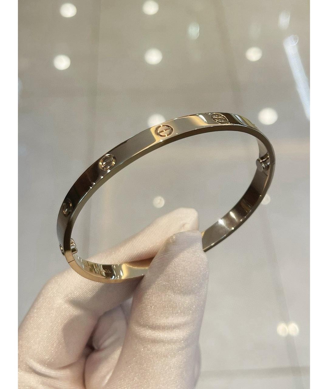 CARTIER Серебрянный браслет из белого золота, фото 3