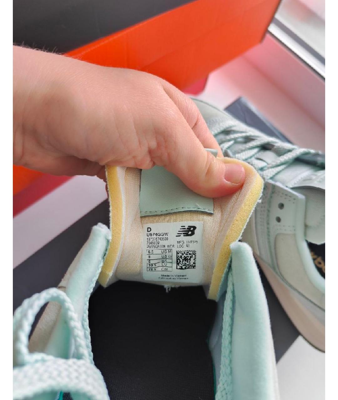 NEW BALANCE Замшевые кроссовки, фото 6
