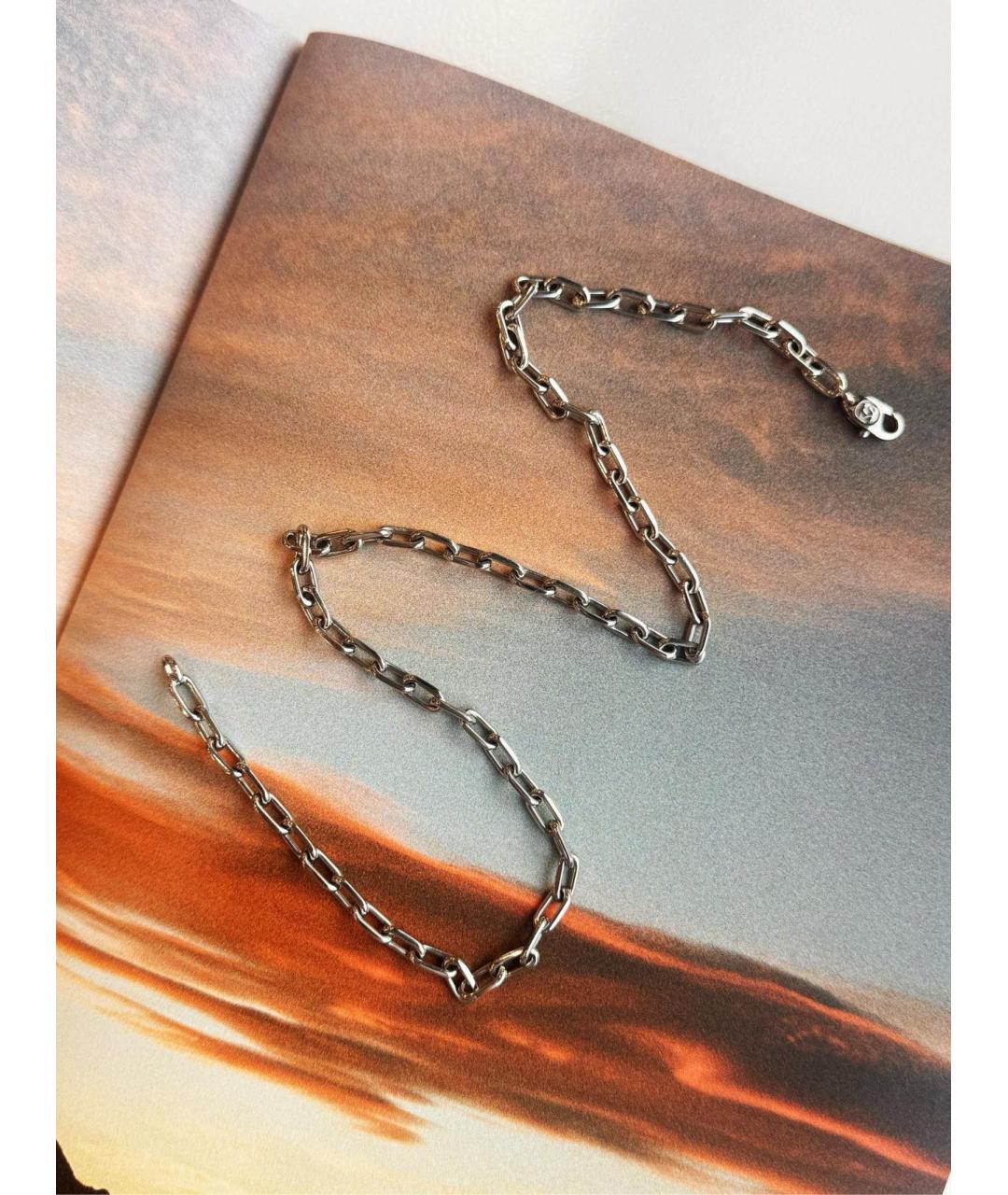 CARTIER Серебряное колье из белого золота, фото 3