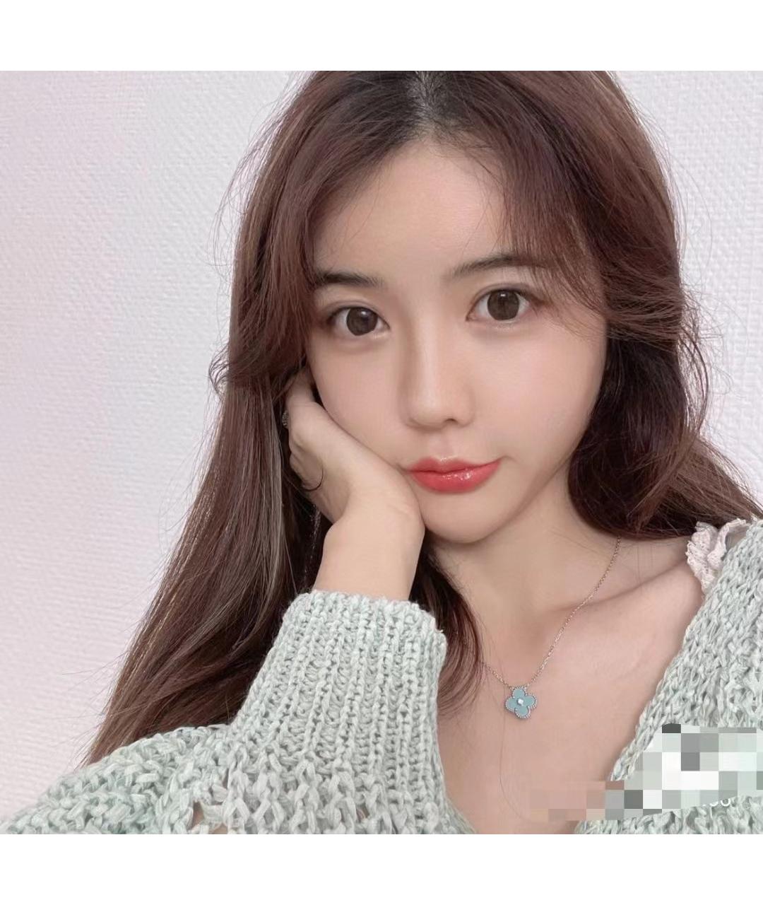 VAN CLEEF & ARPELS Голубое колье из белого золота, фото 5