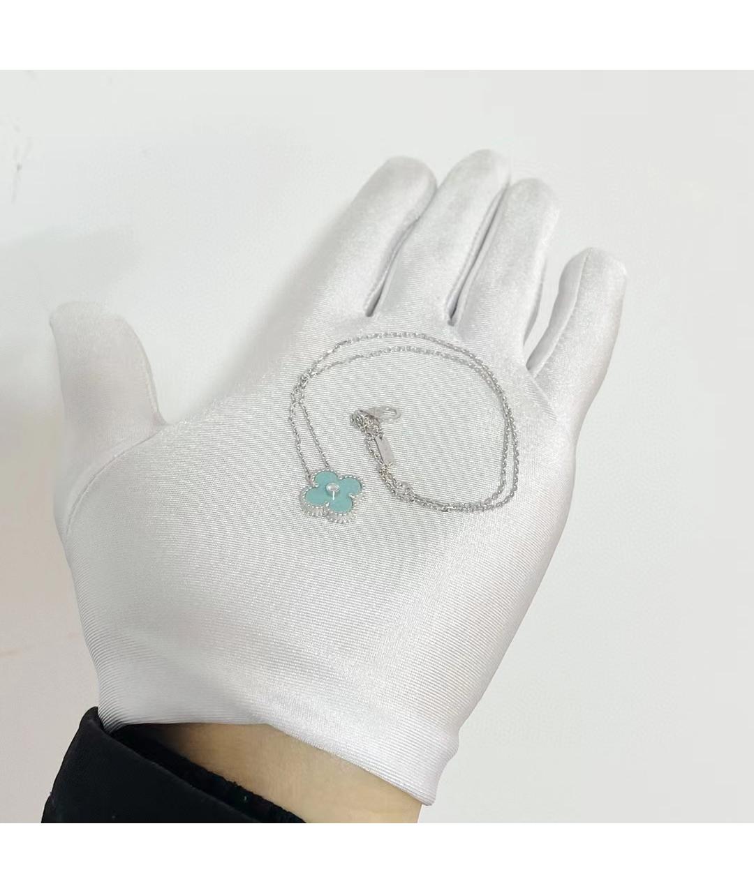 VAN CLEEF & ARPELS Голубое колье из белого золота, фото 4