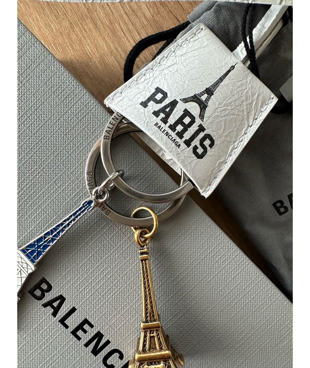 BALENCIAGA Белый брелок, фото 4