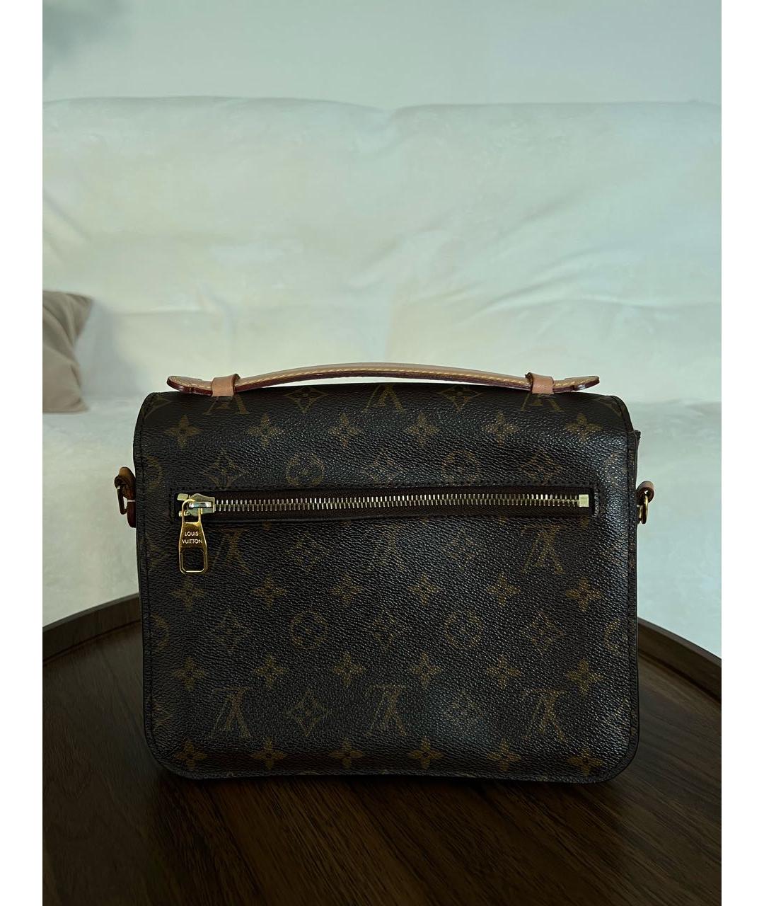 LOUIS VUITTON Коричневая сумка через плечо, фото 3