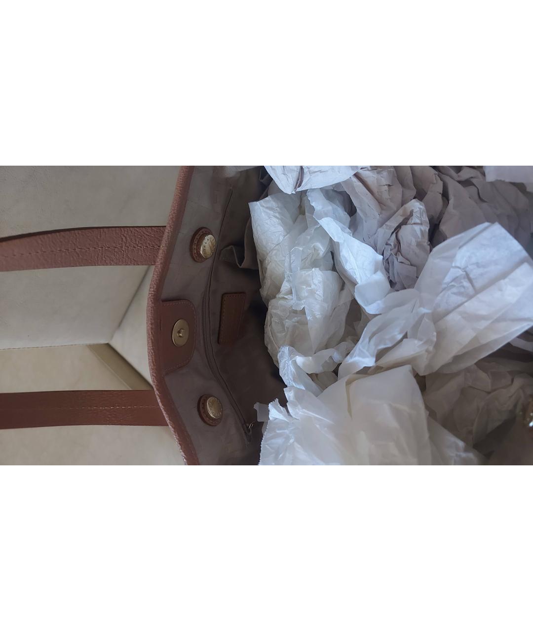 FURLA Бежевая сумка тоут, фото 4