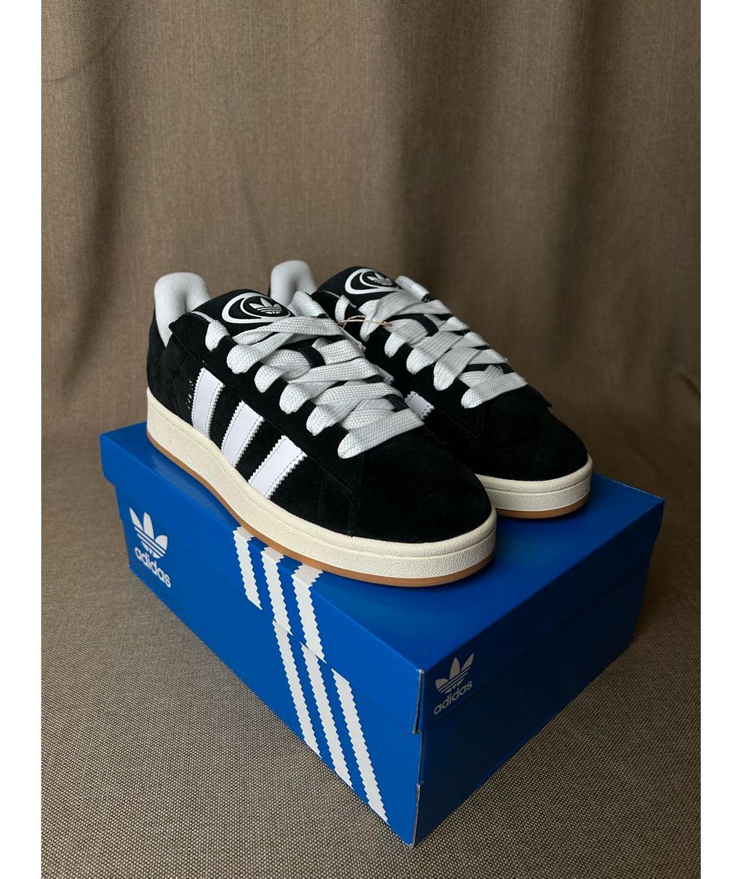 ADIDAS Черные низкие кроссовки / кеды, фото 2