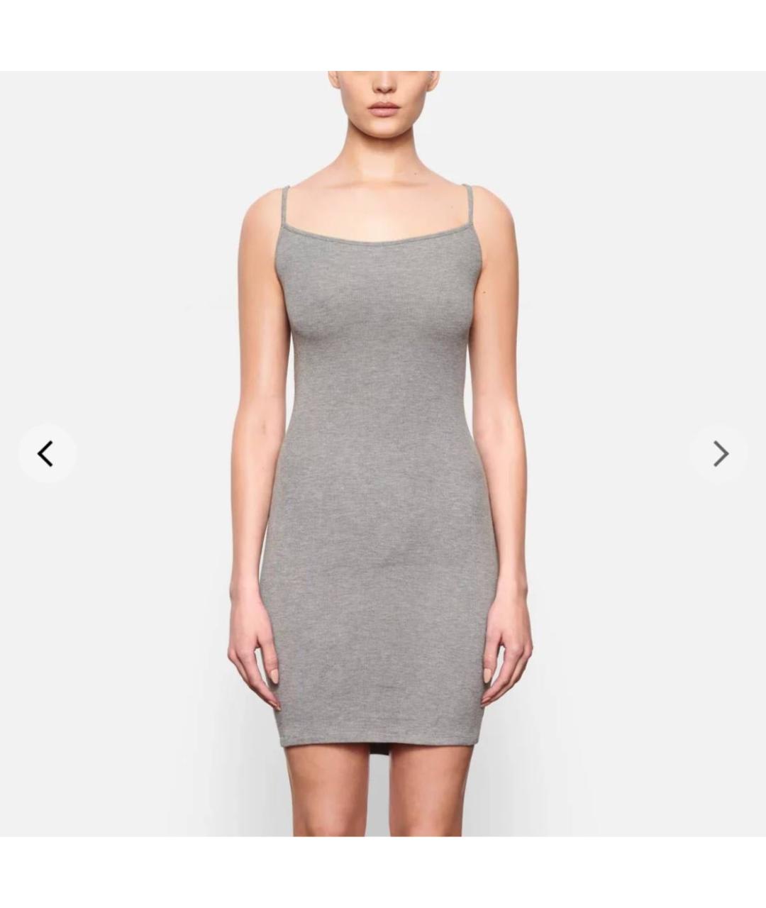 SKIMS Серое повседневное платье, фото 2