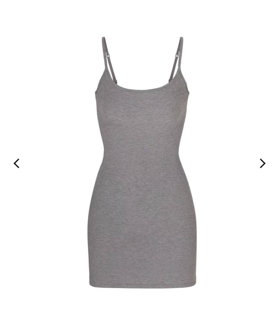 SKIMS Серое повседневное платье, фото 3