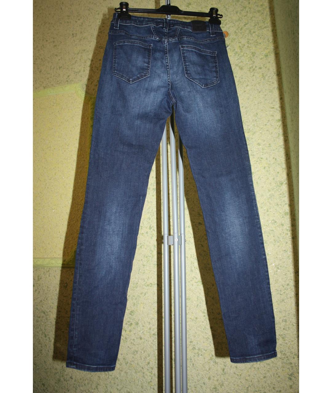 CLOSED Темно-синие хлопковые прямые джинсы, фото 2