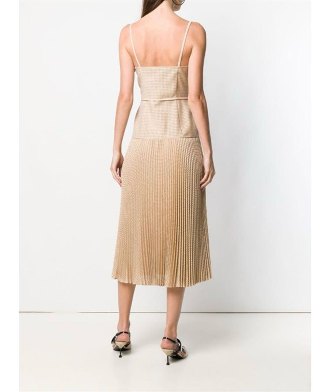 FENDI Бежевое коктейльное платье, фото 7