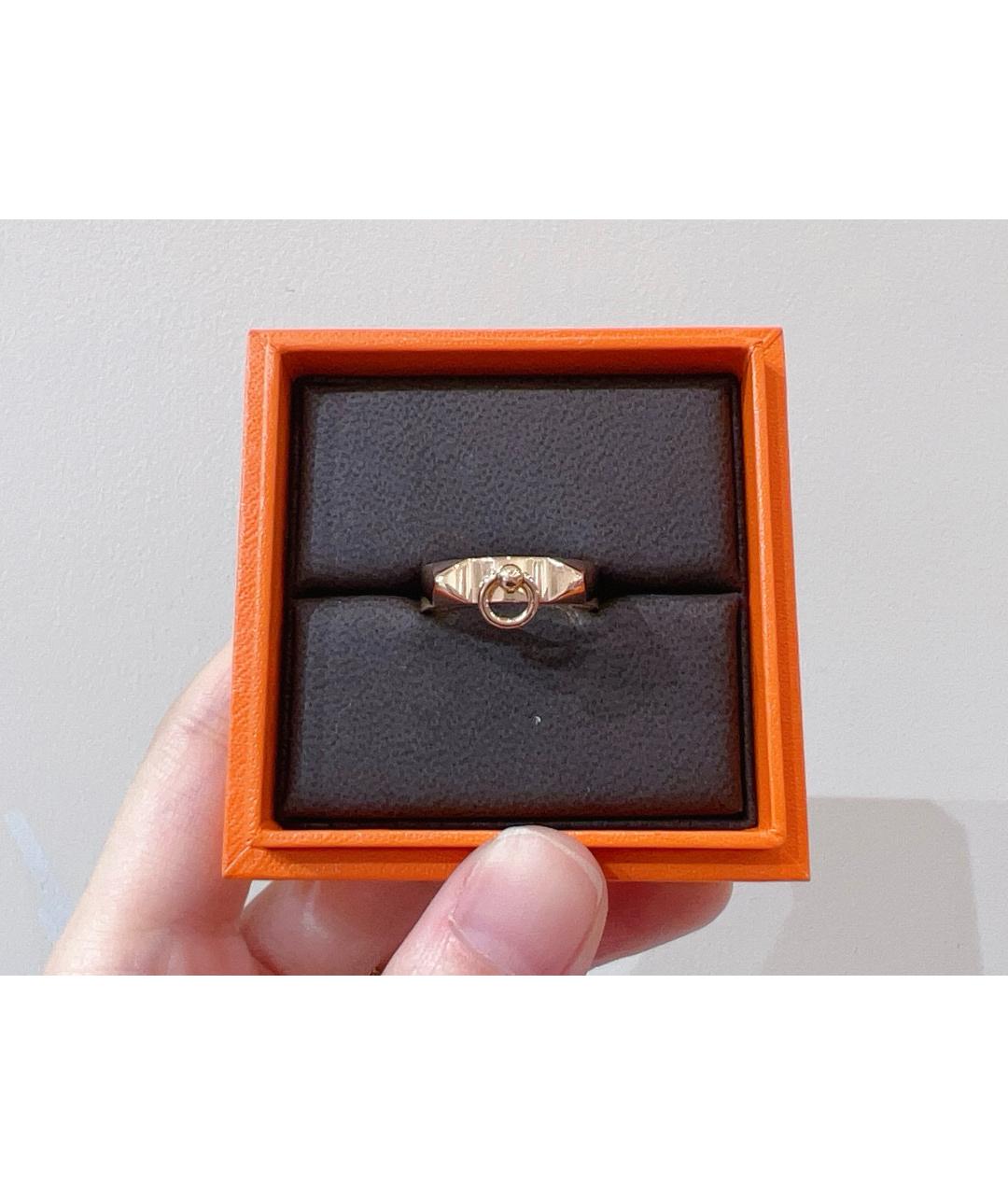 HERMES Розовое кольцо из розового золота, фото 8