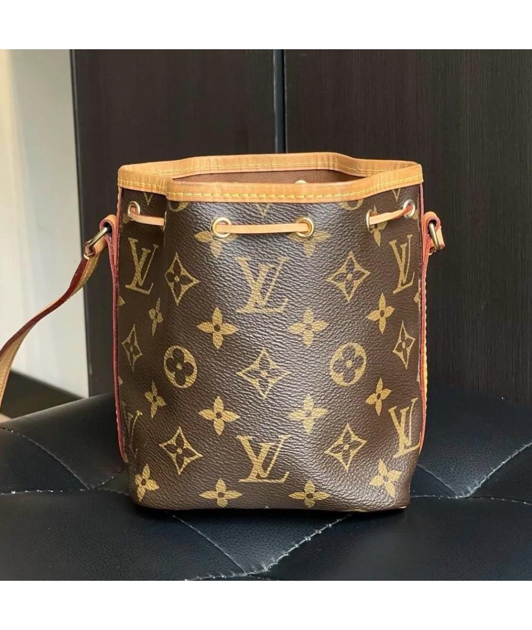 LOUIS VUITTON Коричневая сумка тоут, фото 3