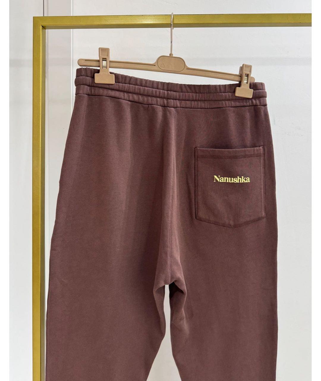 NANUSHKA Коричневые спортивные брюки и шорты, фото 2
