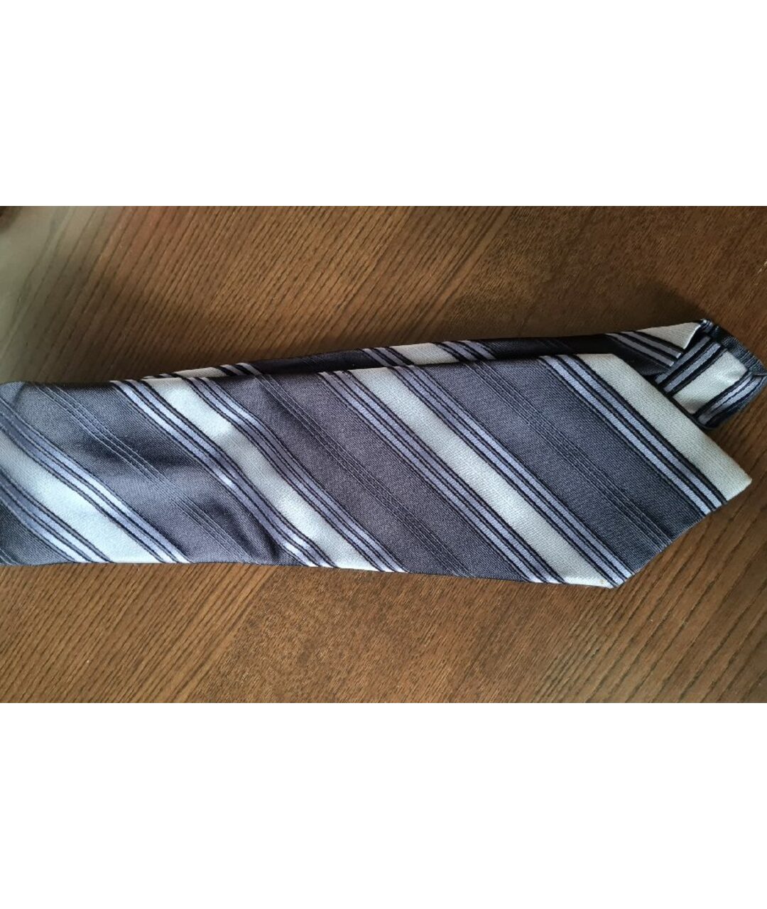 ERMENEGILDO ZEGNA Темно-синий шелковый галстук, фото 5