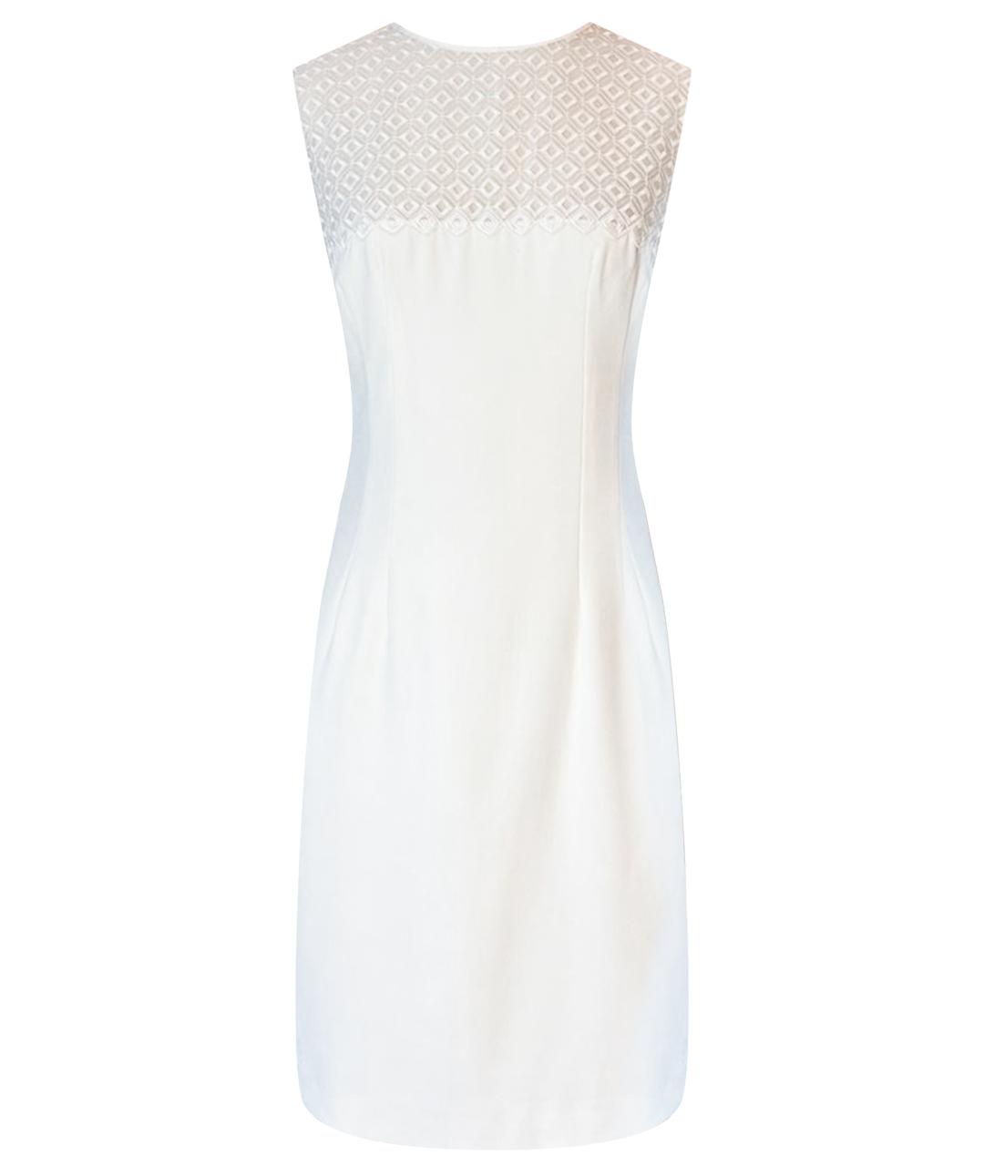 WATERMAN Белое полиэстеровое коктейльное платье, фото 1