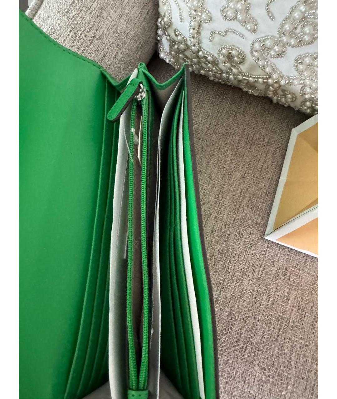 MICHAEL KORS Зеленый кошелек, фото 6