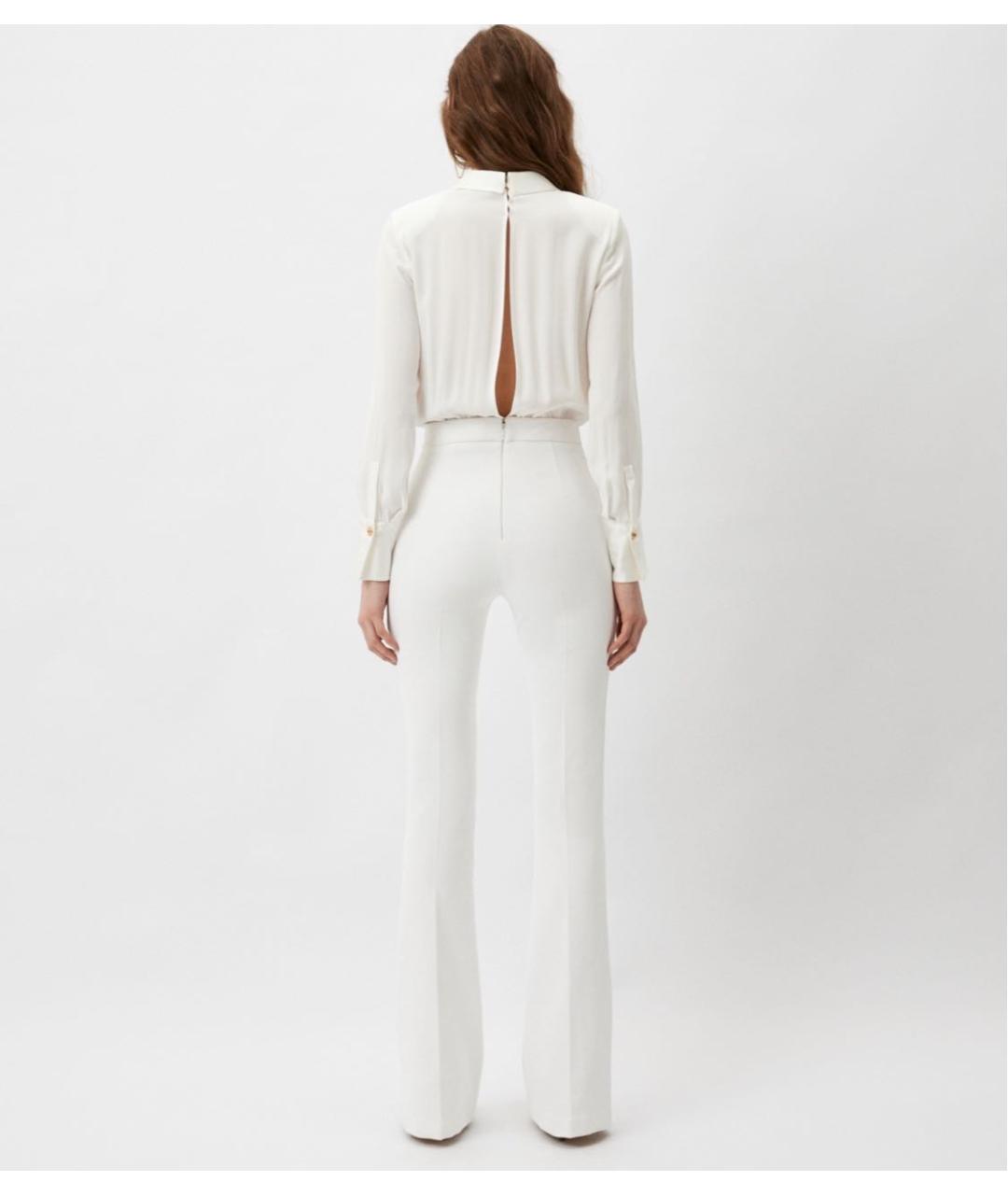 ELISABETTA FRANCHI Бирюзовый вискозный комбинезон, фото 2