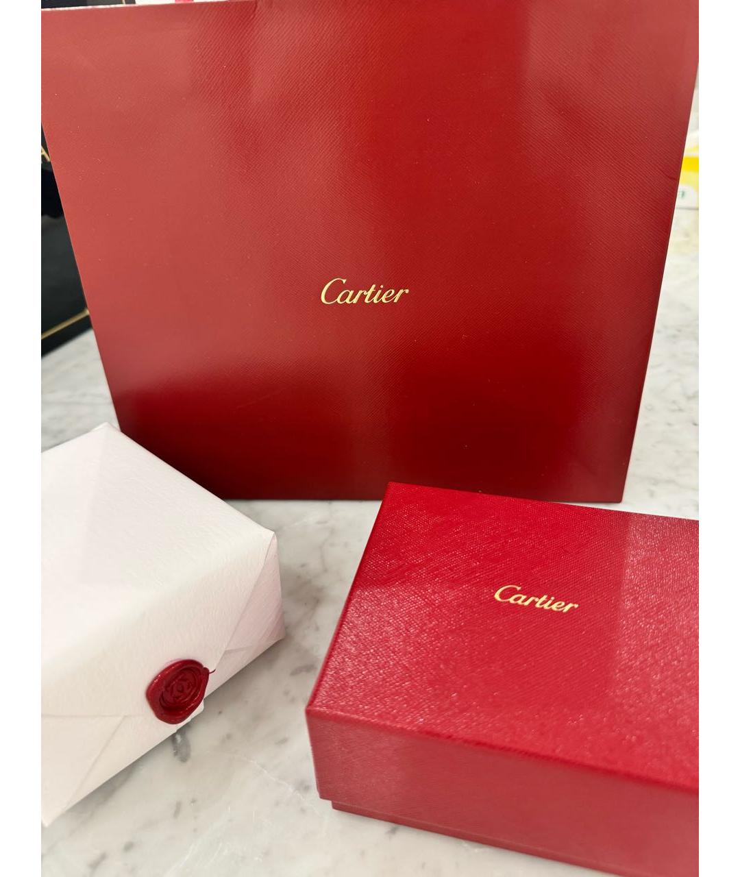 CARTIER Розовые серьги из розового золота, фото 4