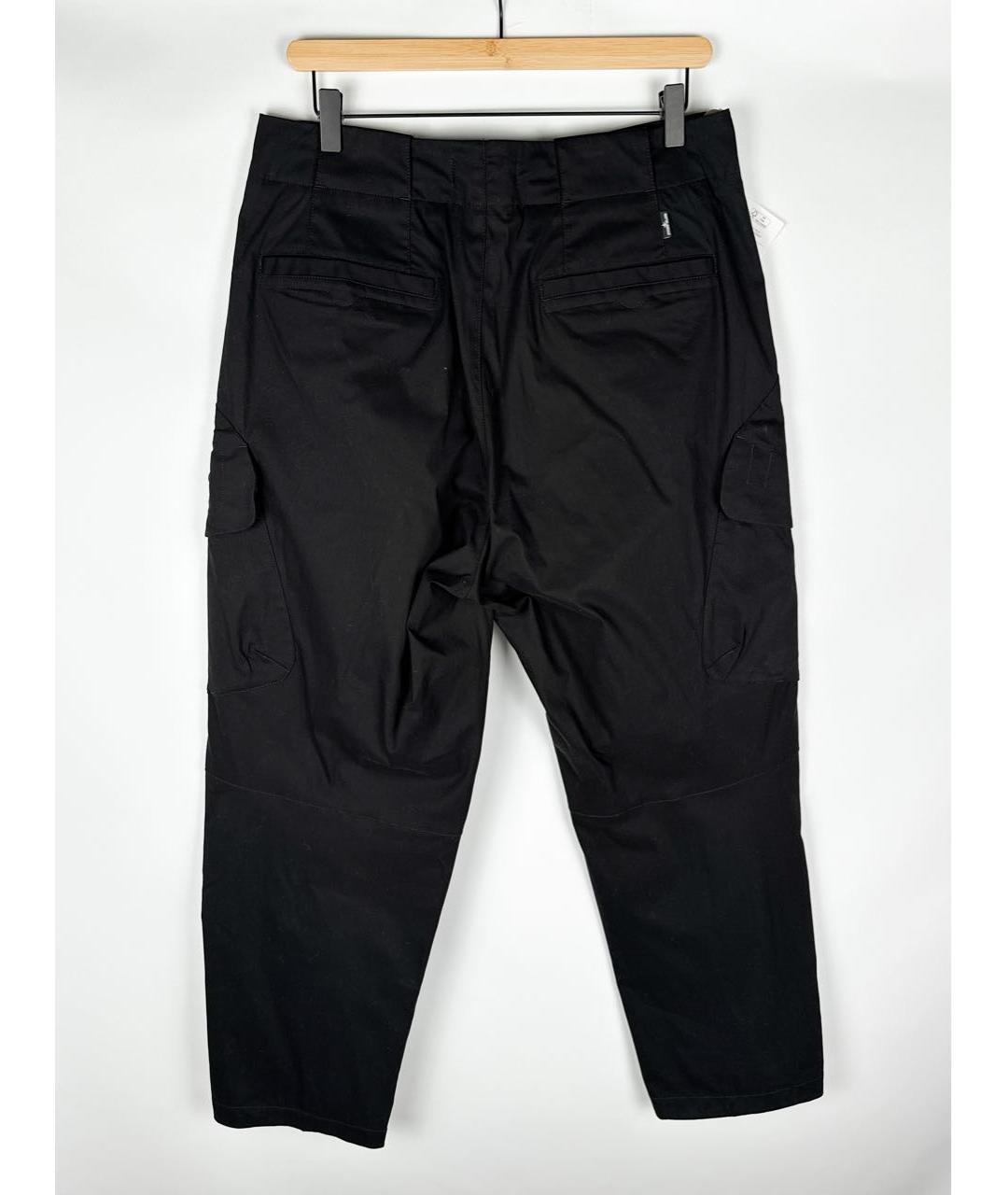 STONE ISLAND SHADOW PROJECT Черные хлопковые повседневные брюки, фото 4