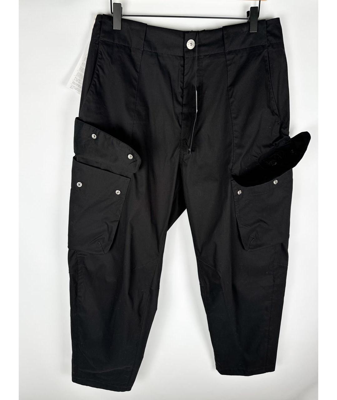 STONE ISLAND SHADOW PROJECT Черные хлопковые повседневные брюки, фото 5
