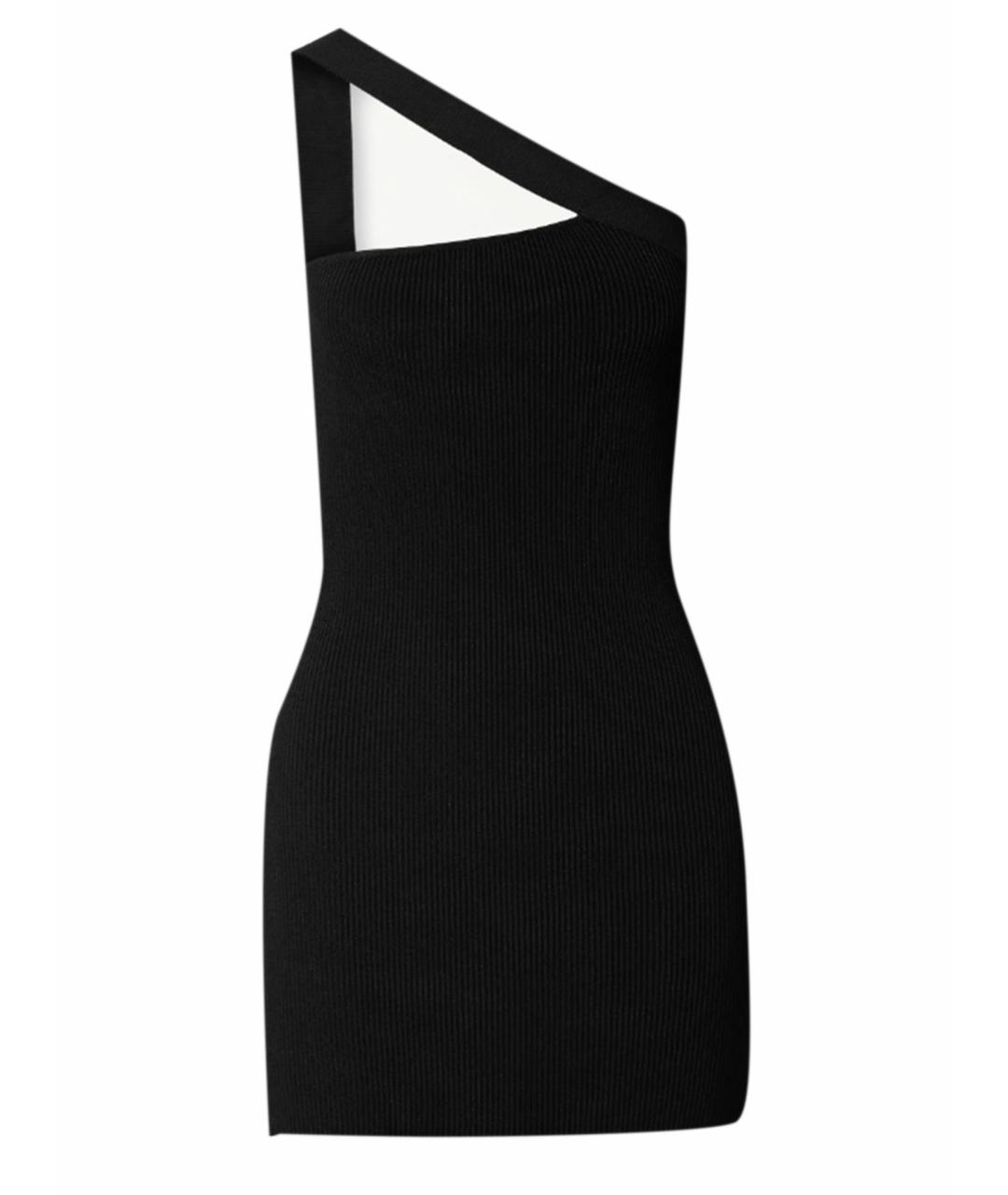 GAUGE81 Черное вискозное коктейльное платье, фото 1