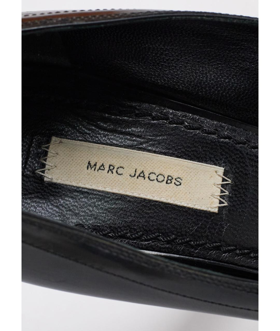 MARC JACOBS Черные кожаные туфли, фото 5