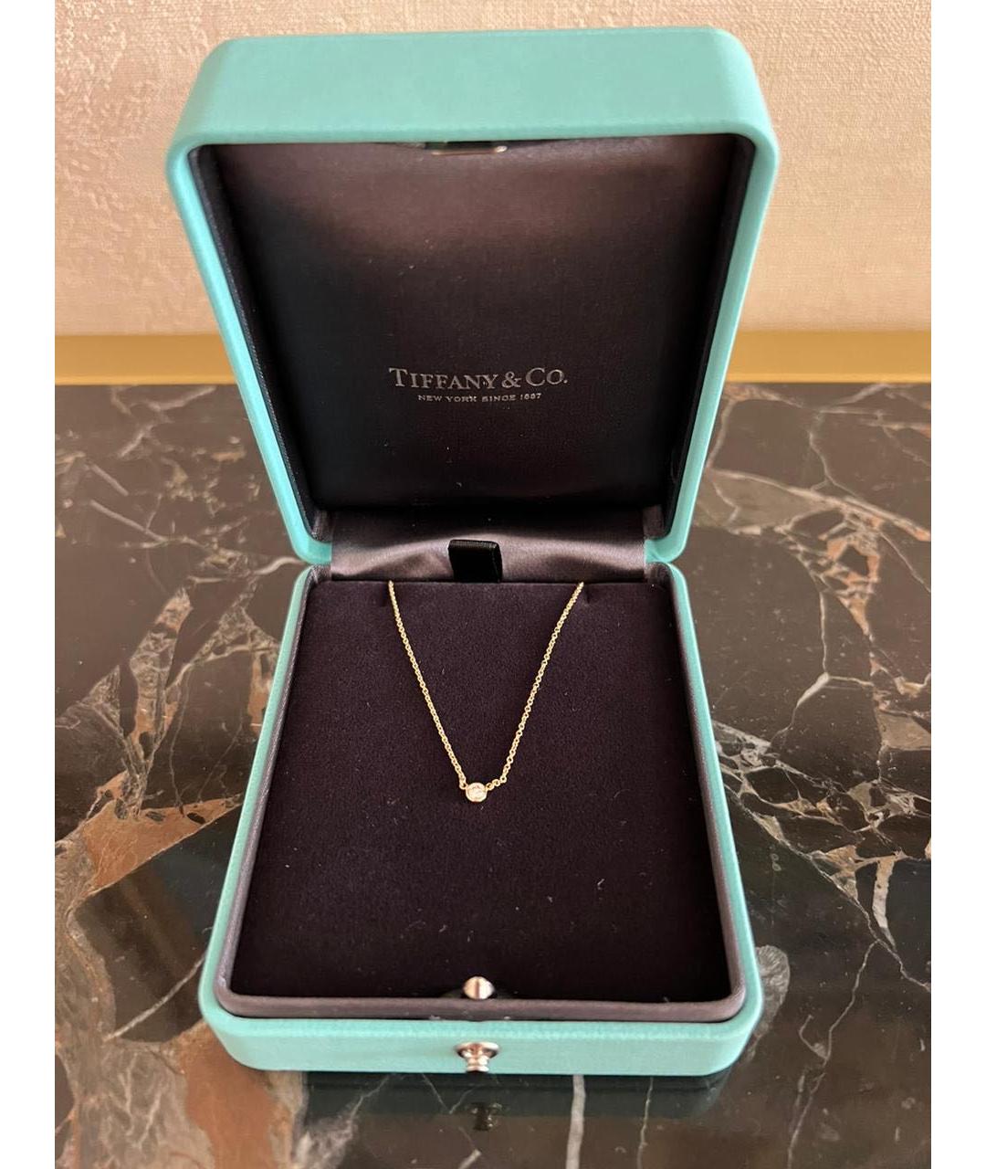 TIFFANY&CO Золотое колье из желтого золота, фото 2