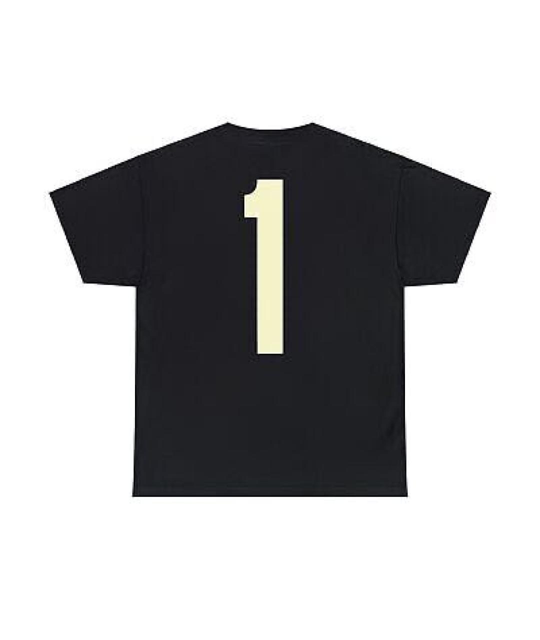 YEEZY Черная хлопковая футболка, фото 1