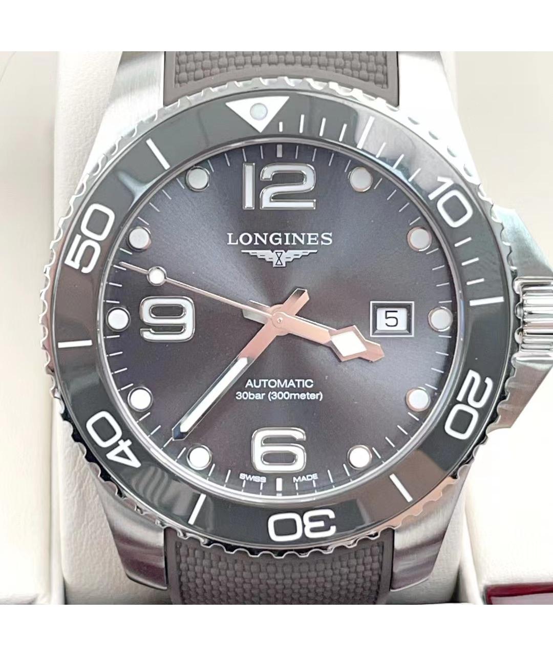 LONGINES Серебряные стальные часы, фото 9