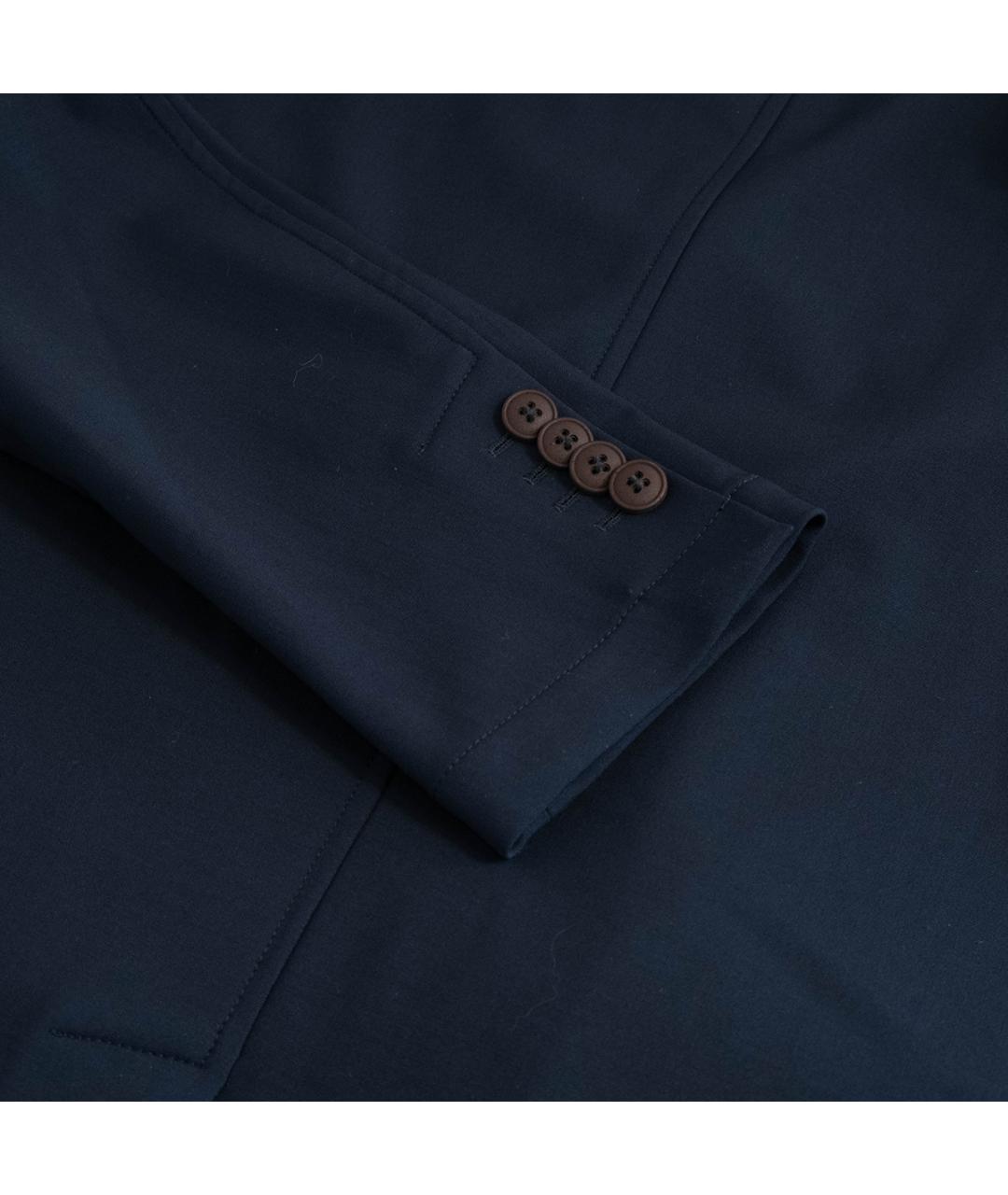 GIORGIO ARMANI Темно-синий шерстяной пиджак, фото 5