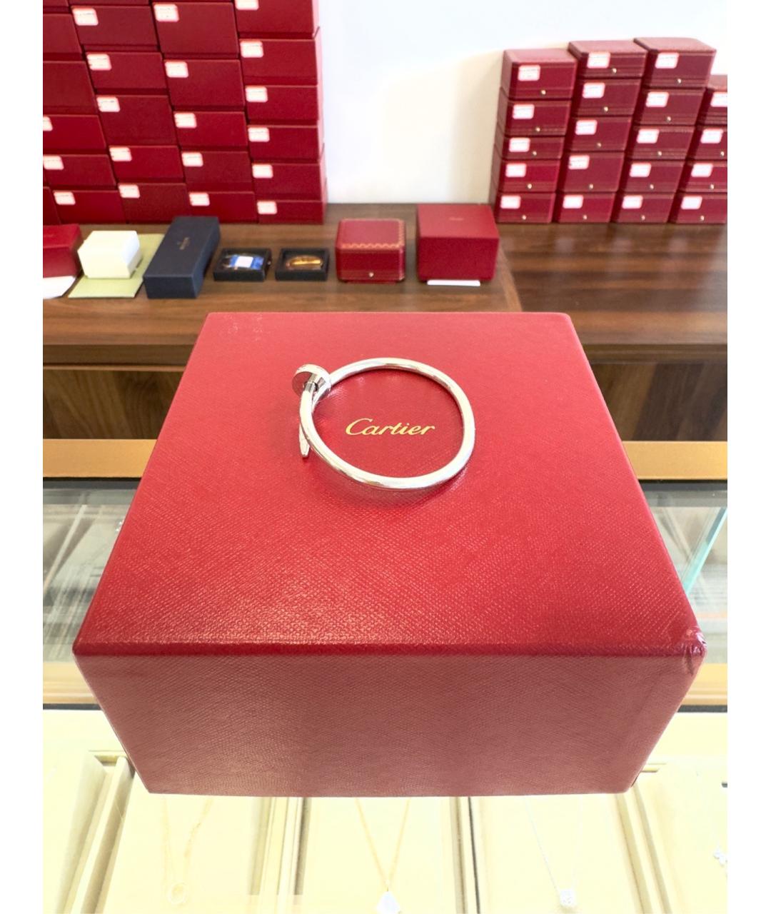 CARTIER Серебрянный браслет из белого золота, фото 5