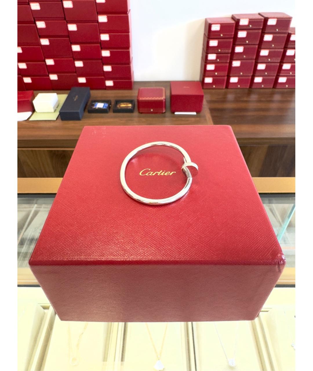 CARTIER Серебрянный браслет из белого золота, фото 7
