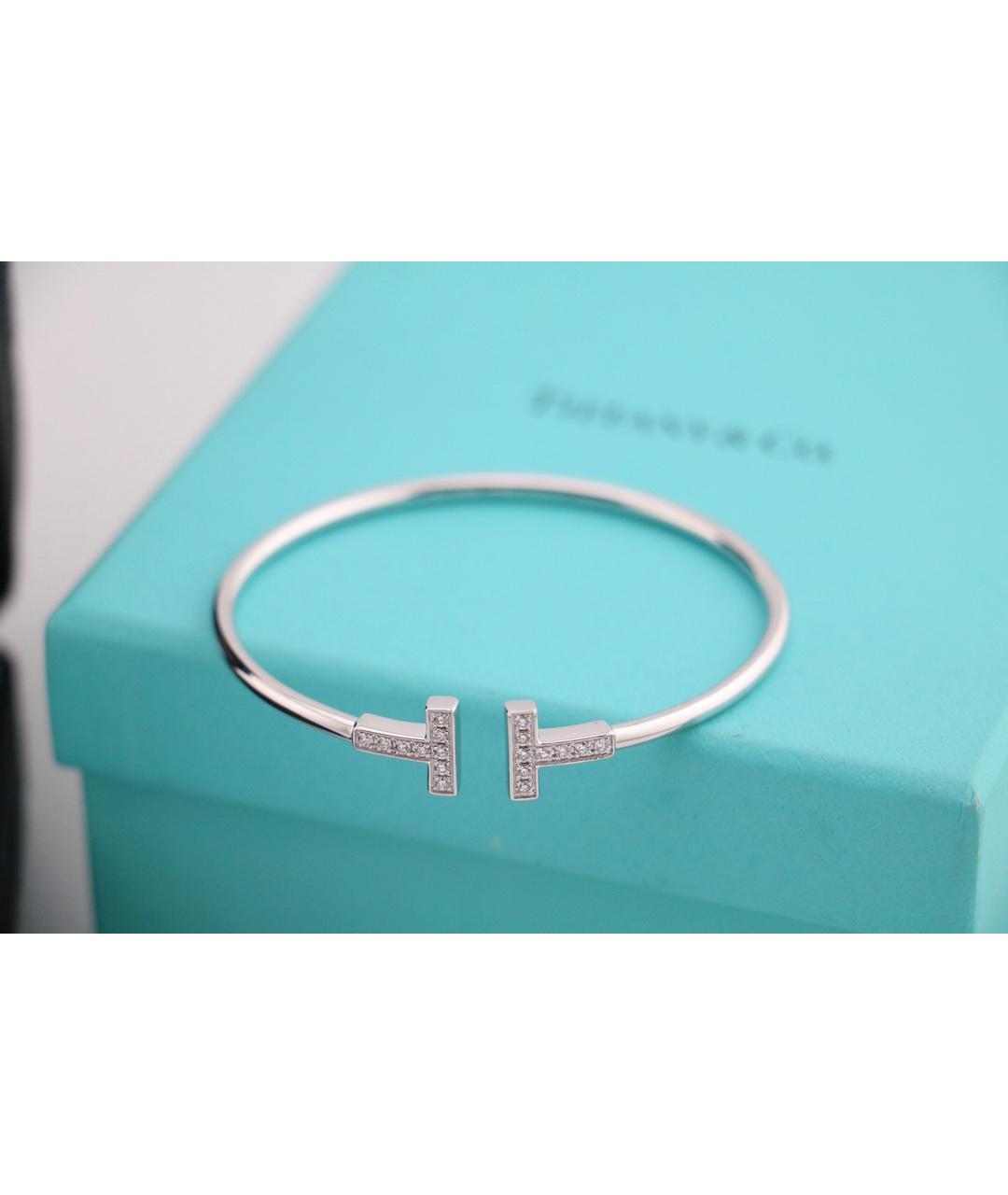 TIFFANY&CO Серебрянный браслет из белого золота, фото 4