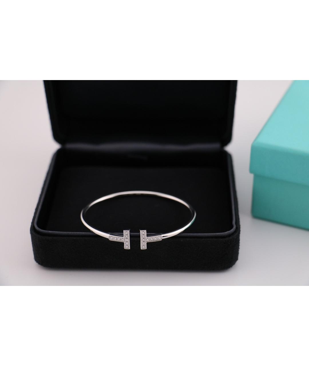 TIFFANY&CO Серебрянный браслет из белого золота, фото 2