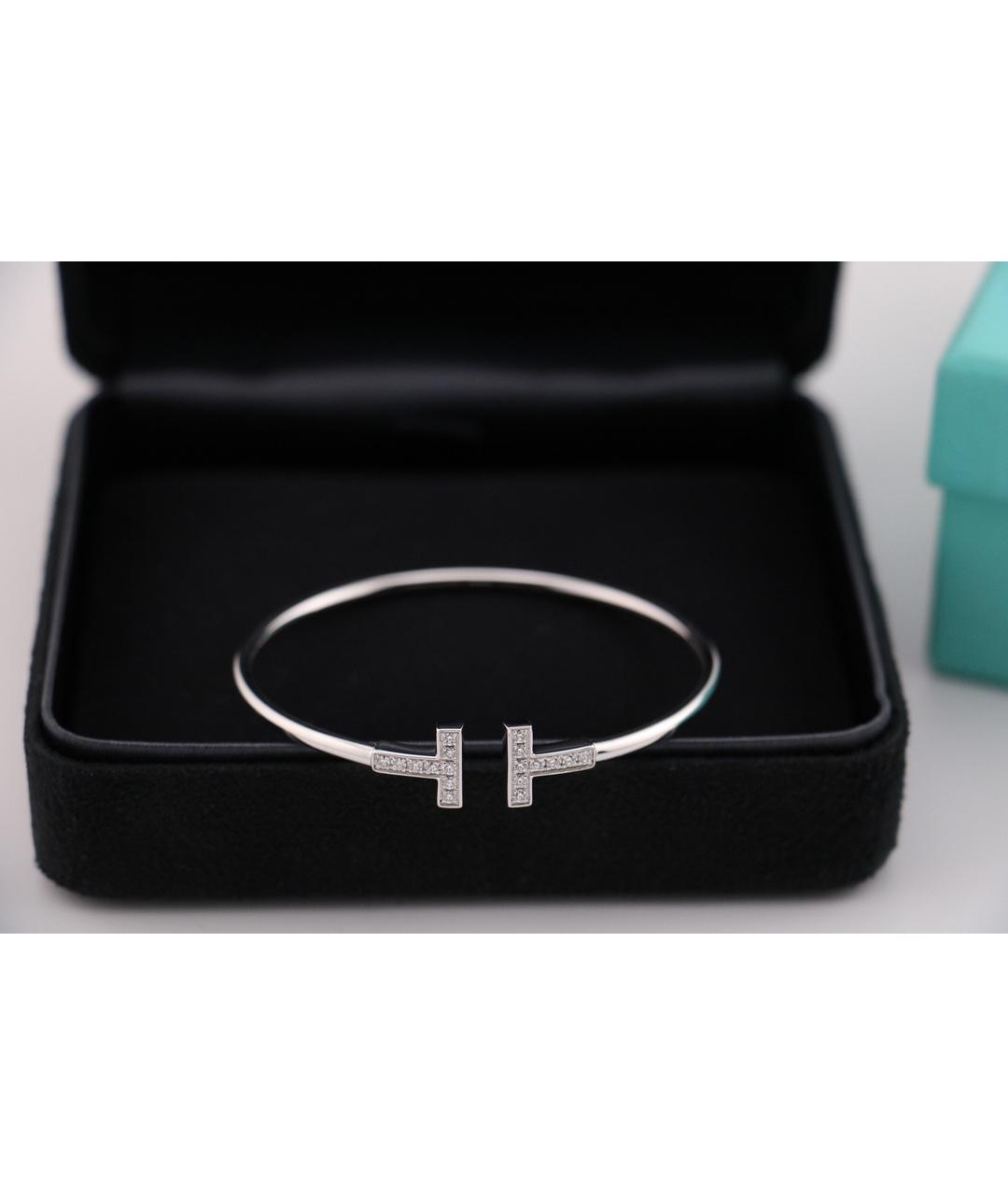 TIFFANY&CO Серебрянный браслет из белого золота, фото 3