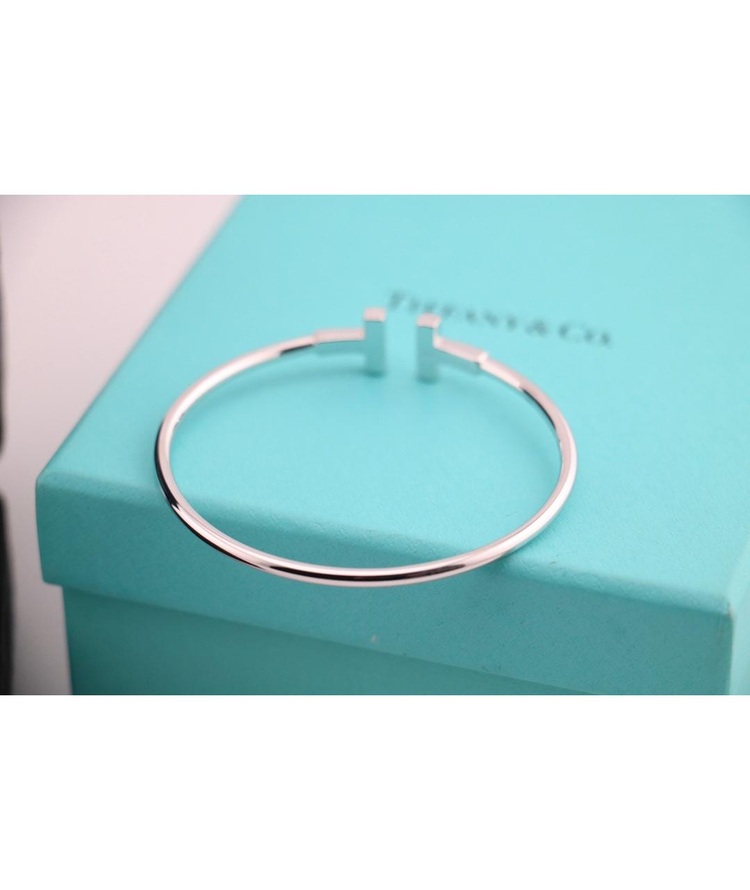 TIFFANY&CO Серебрянный браслет из белого золота, фото 5