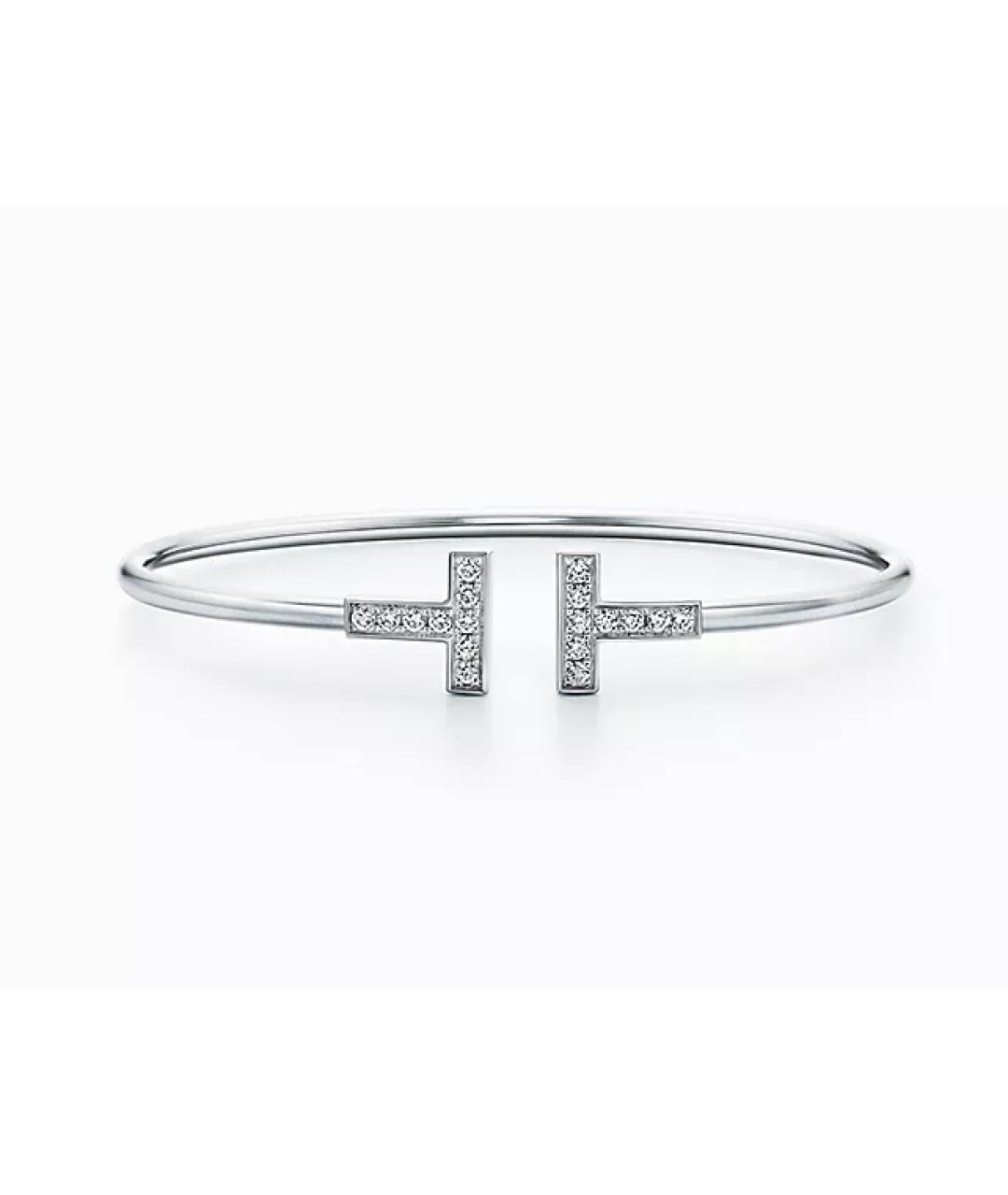 TIFFANY&CO Серебрянный браслет из белого золота, фото 8
