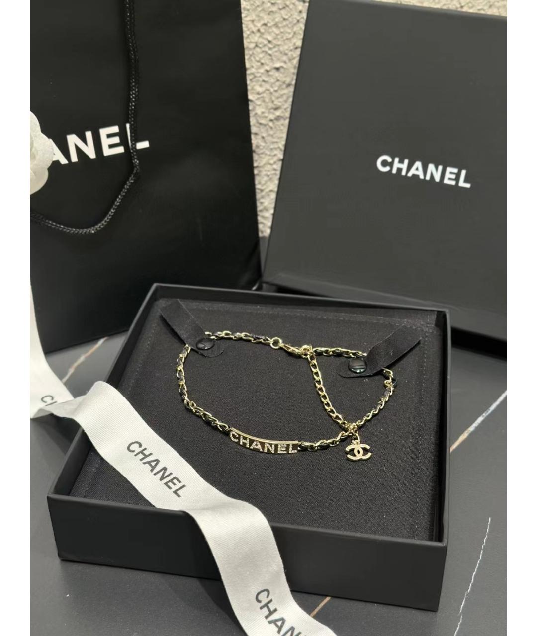 CHANEL Золотой чокер, фото 7