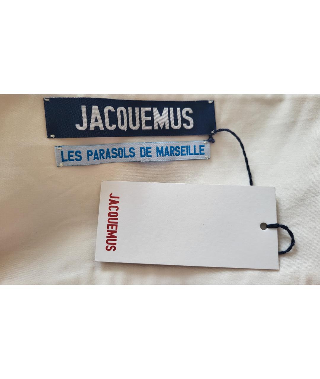 JACQUEMUS Желтая майка, фото 4