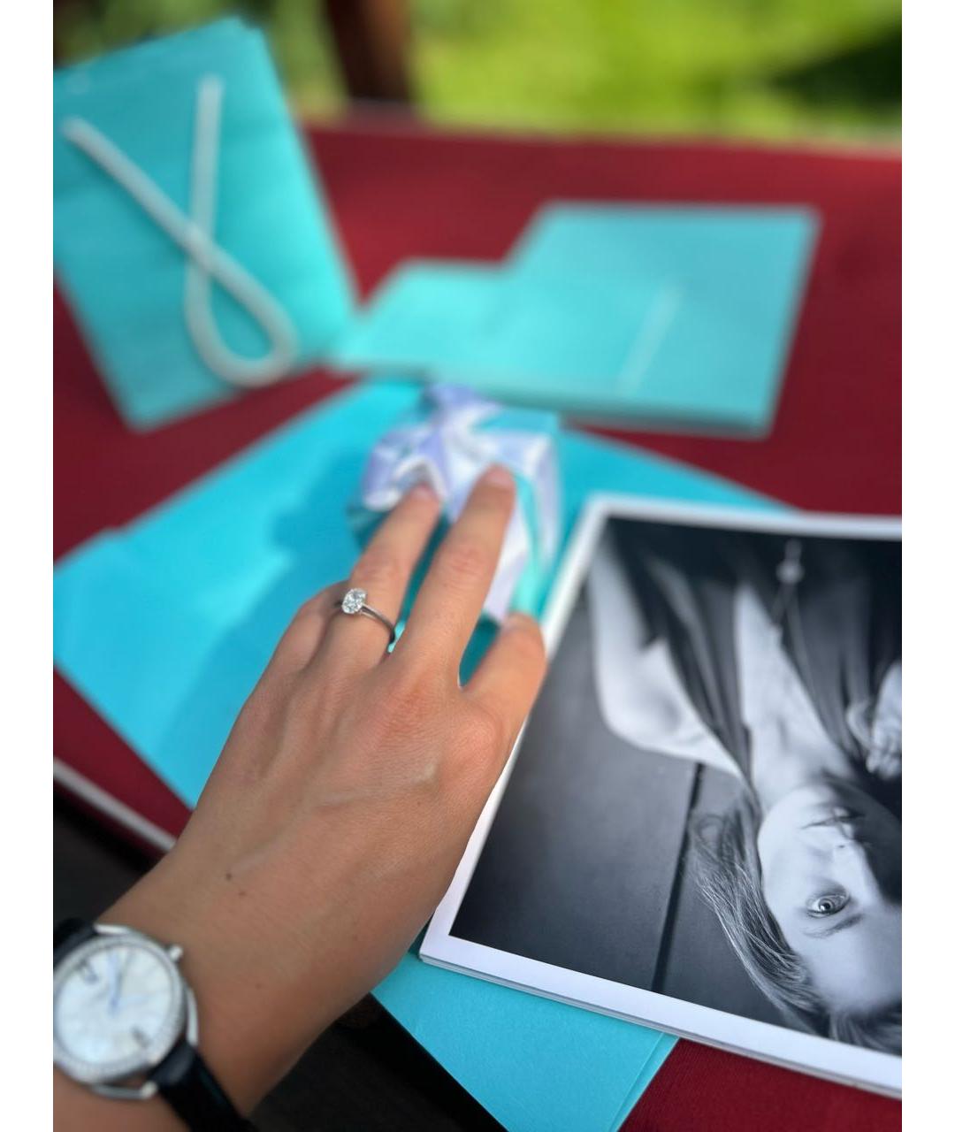 TIFFANY&CO Серебряное кольцо из белого золота, фото 5