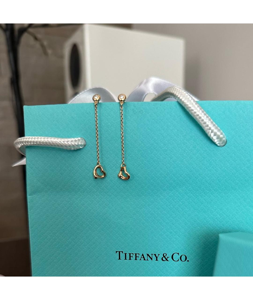 TIFFANY&CO Золотые серьги из розового золота, фото 5