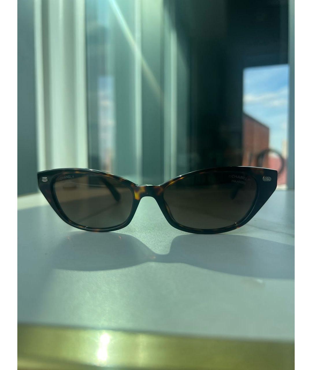CHANEL Пластиковые солнцезащитные очки, фото 9