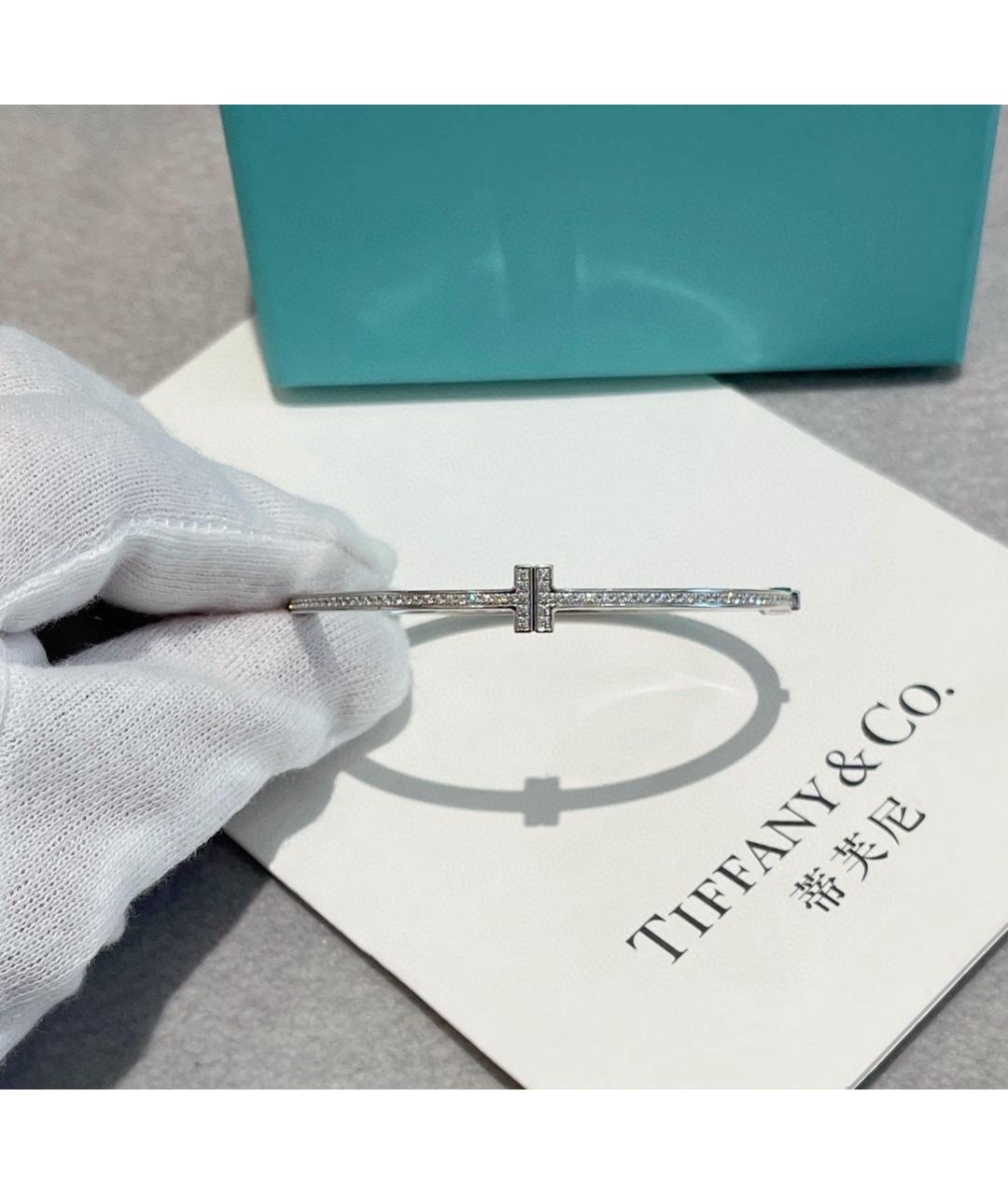 TIFFANY&CO Серебрянный браслет из белого золота, фото 2
