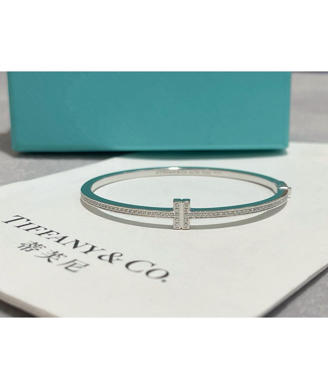 TIFFANY&CO Серебрянный браслет из белого золота, фото 3