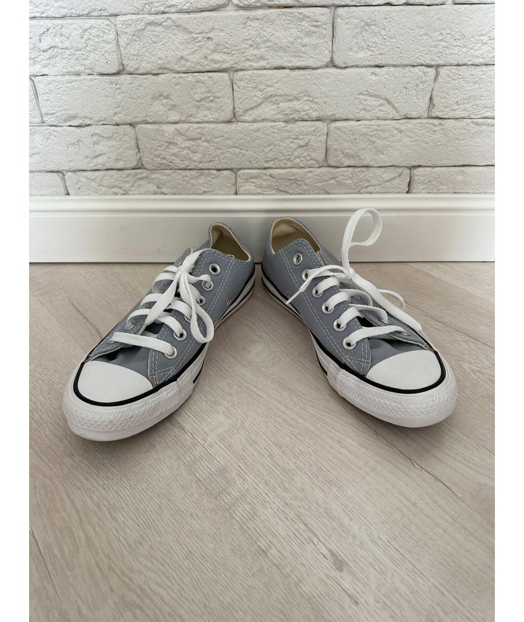 CONVERSE Голубые текстильные кеды, фото 4