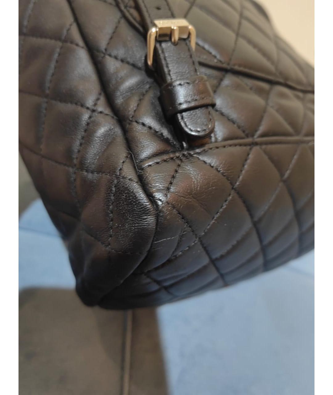 CHANEL Черный кожаный рюкзак, фото 9