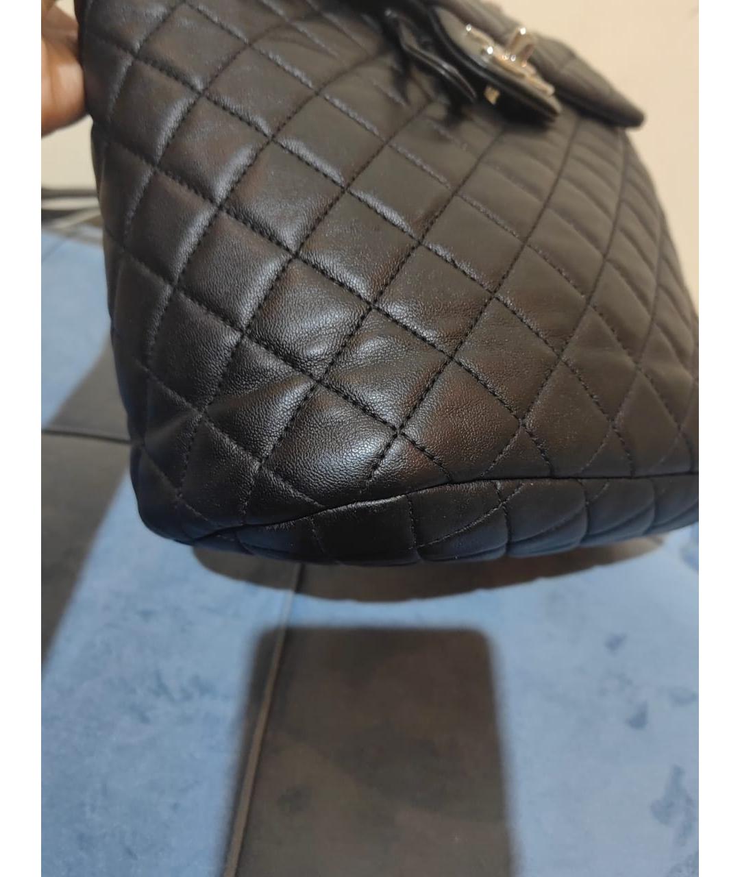 CHANEL Черный кожаный рюкзак, фото 7